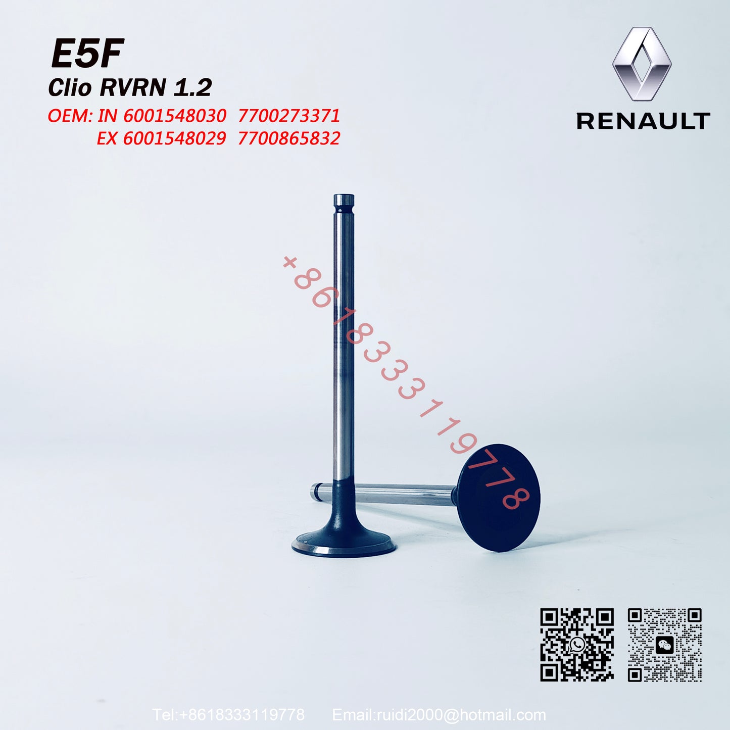 RENAULT Engine E5F E7J 3CJ  Intake&Exhaust Valves 7700273371  7701465088 7701465090  7701468419 7700865832 with high quality