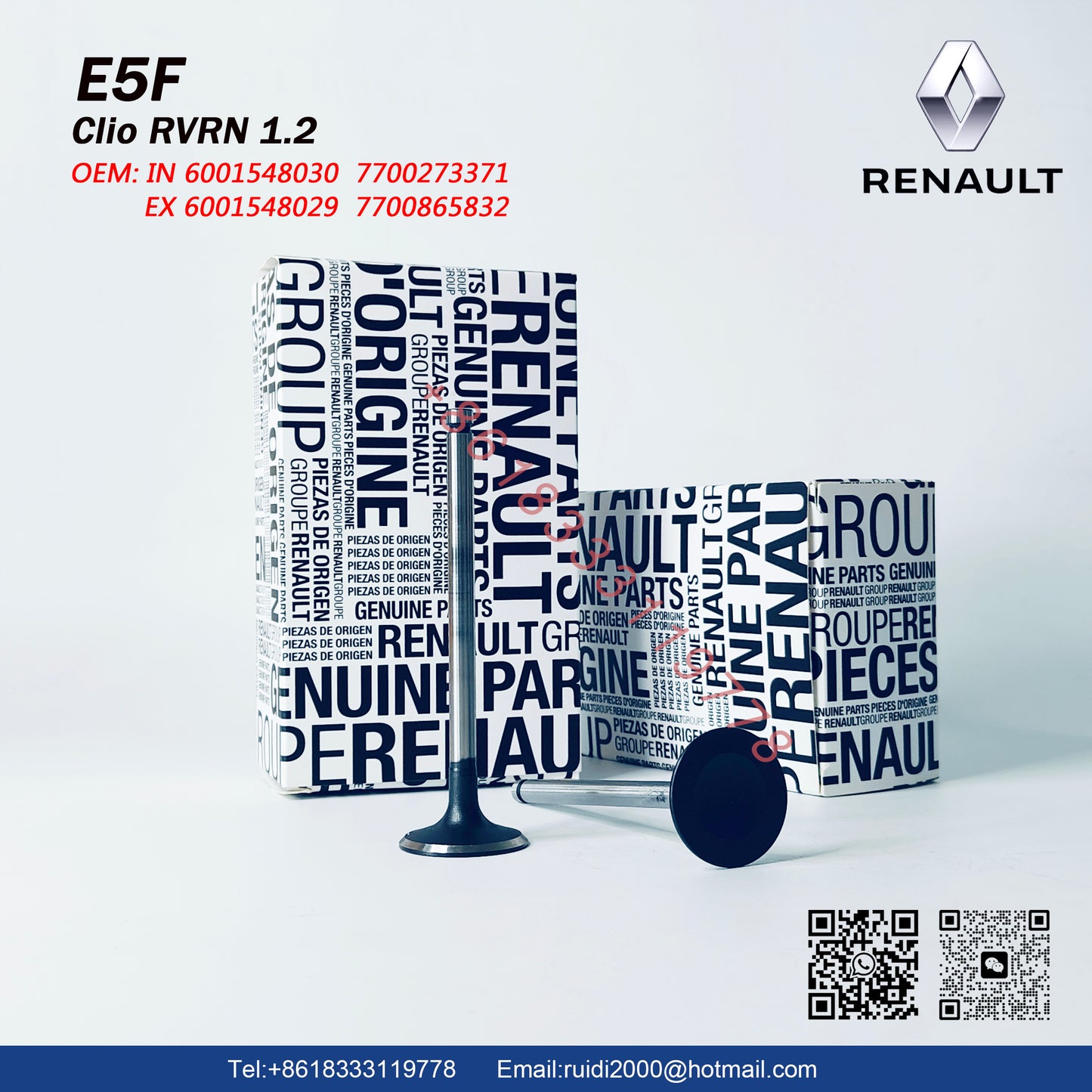 RENAULT Engine E5F E7J 3CJ  Intake&Exhaust Valves 7700273371  7701465088 7701465090  7701468419 7700865832 with high quality