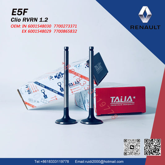RENAULT Engine E5F E7J 3CJ  Intake&Exhaust Valves 7700273371  7701465088 7701465090  7701468419 7700865832 with high quality