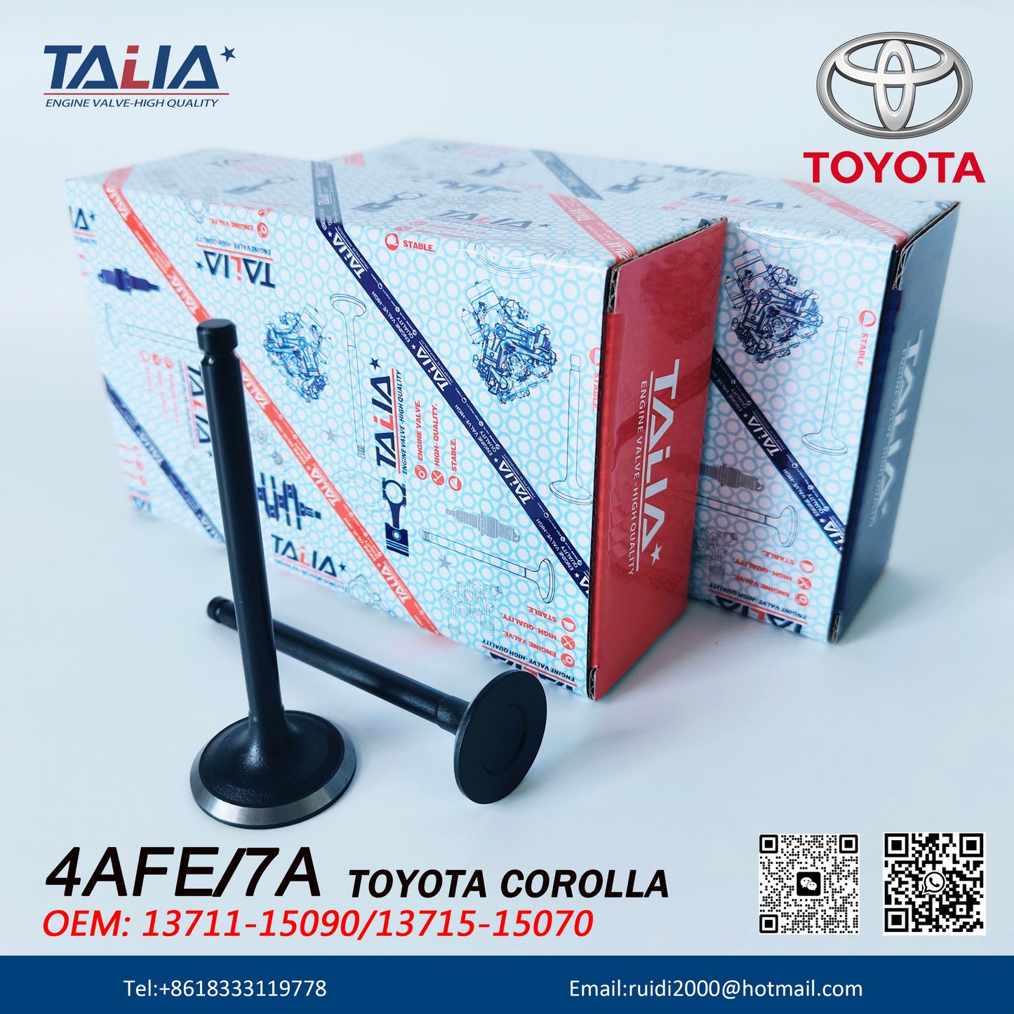 13711-28010 13715-28010 2AZ-FE 1AZ-FE ACV41 ACV40 AZE151 Engine Valve for TOYOTA RUKUS WISH LEXUS ES240/350 2.4L