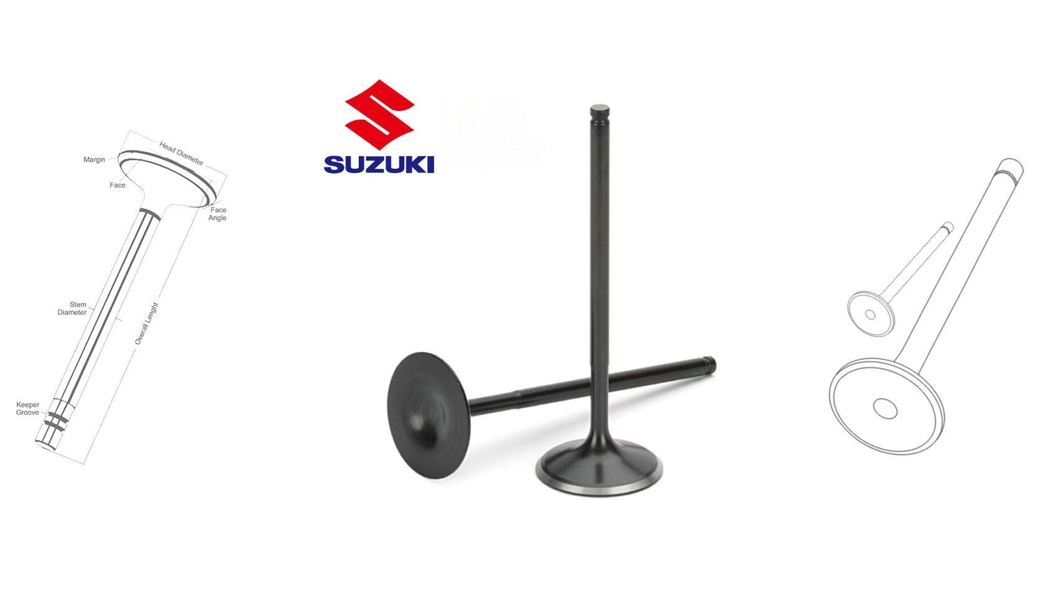 Suzuki engine valves