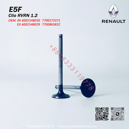 RENAULT Engine E5F E7J 3CJ  Intake&Exhaust Valves 7700273371  7701465088 7701465090  7701468419 7700865832 with high quality