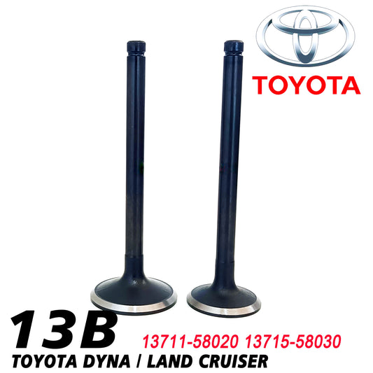 Toyota 13B 3B Engine Intake & Exhaust Valves 13711-58010 & 13715-58020 for Car Model