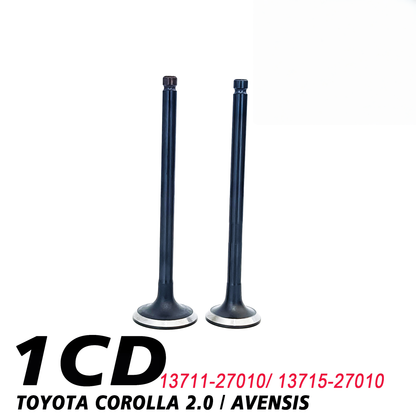Engine Intake&amp Exhaust Valve for Toyota 1CD-FTV 13711-27010 13715-27010 for AVENSIS COROLLA RAV4 2.0 LTR 99-08